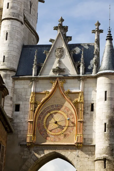 Beroemde astronomische klok in auxerre, Frankrijk — Stockfoto