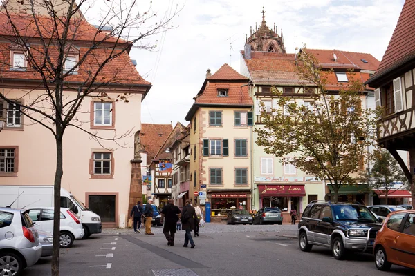 Malebné panoráma vinice ve Francii — Stock fotografie