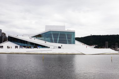 The Opera House in Oslo, Norway clipart