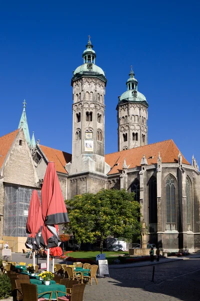Catedral de São Pedro e Paulo na cidade de Naumburg, Saxônia-Anhalt, Alemanha — Fotografia de Stock