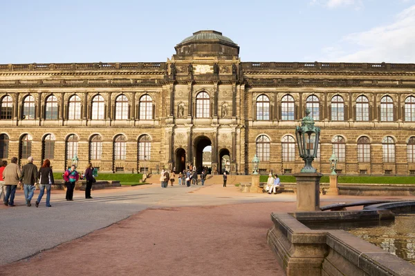 The Old Masters Picture Gallery a Dresda, Germania — Foto Stock