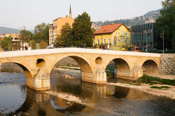 Die lateinische Brücke in Sarajevo lizenzfreie Stockbilder