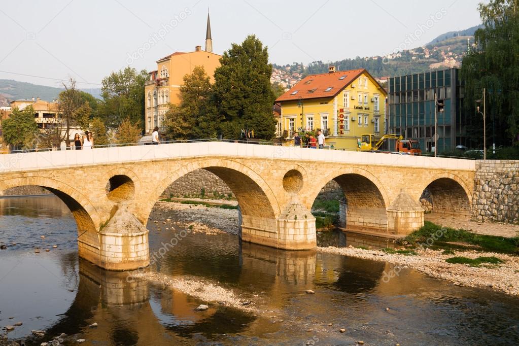 The Latin bridge in Sarajevo Stock Editorial Photo © selenar 50531505