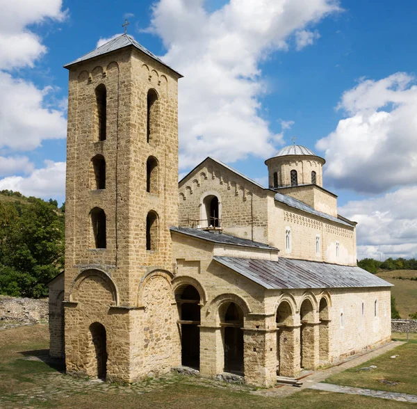 Iglesia Santísima Trinidad Monasterio Ortodoxo Sopocani Serbia Iglesia Completó Alrededor — Foto de Stock