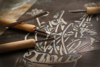 Keskiler ve linocut