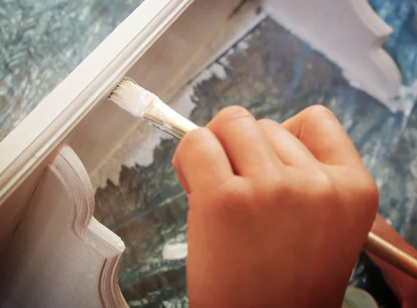 ahşap mobilya boyama