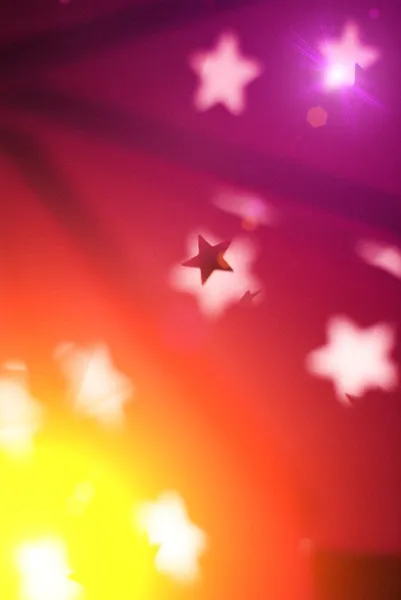 Красочный рождественский фон со звездами — стоковое фото