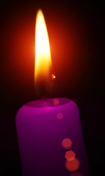 Burning candle — Stock Photo, Image