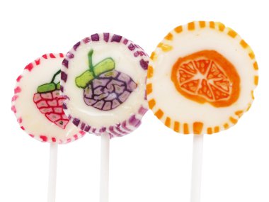 meyveli lolipop şeker