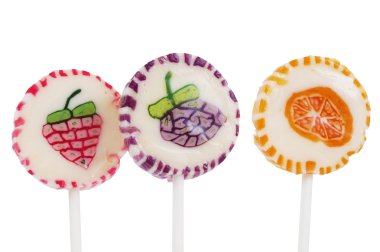 meyveli lolipop şeker