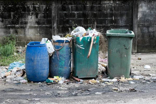 Tangki sampah kotor — Stok Foto