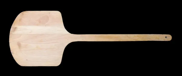 Fából készült spatula pizza — Stock Fotó