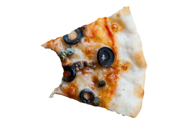 Napole pizzu kousnutí — Stock fotografie