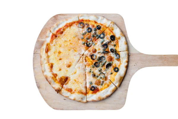Napole och ost pizza — Stockfoto