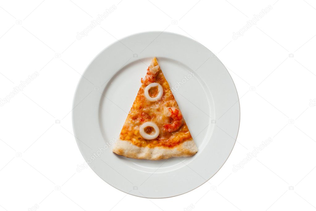 Seafood Pizza Slice