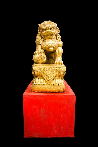 Gouden chinese Leeuw — Stockfoto