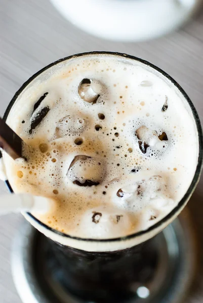 Schwarzer Kaffee, kalt — Stockfoto