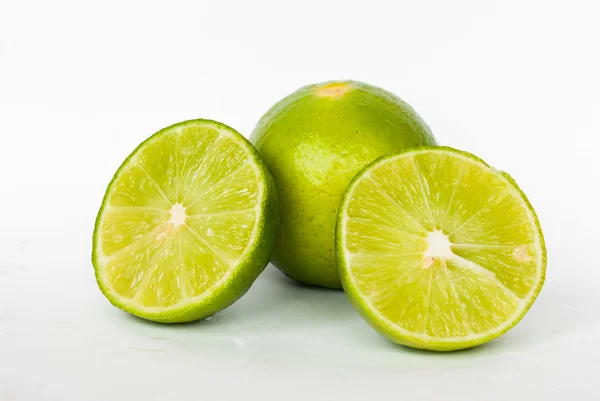 Lime on a white background — Stock Photo, Image