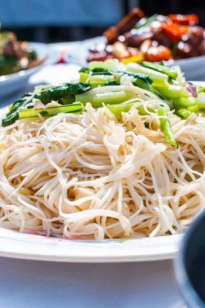 Stir fried noodles — Stock Photo, Image