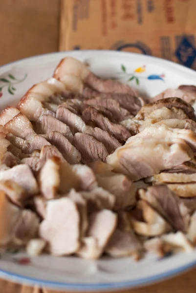 domuz yağı slaytlar haşlama et