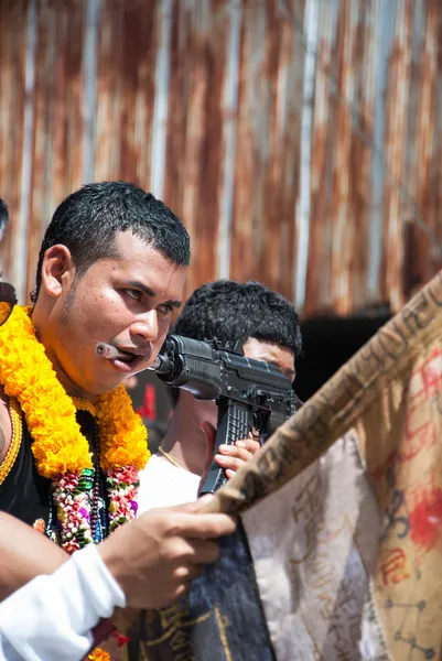 Ranong, TAILANDIA - 05 DE OCTUBRE - 13: "Nueve Emperadores Dioses Festival " — Foto de Stock