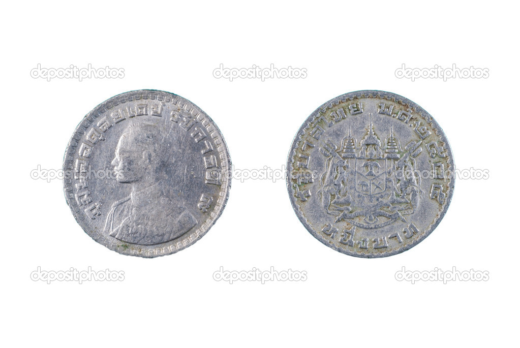 Old coin of Thailand