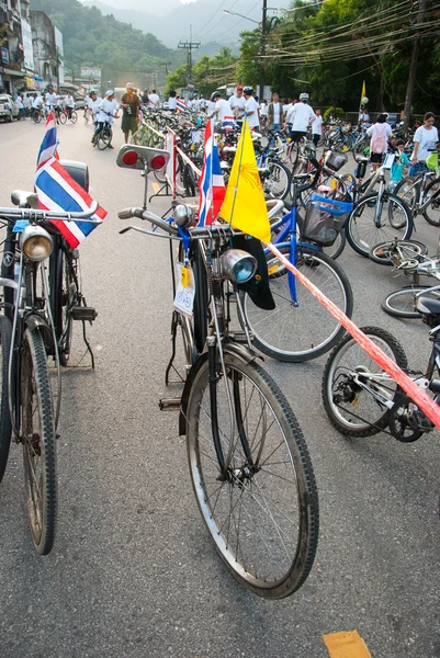 RANONG,THAILAND - DECEMBER 1 :Biking for the king,ranong thailan — Stock Photo, Image