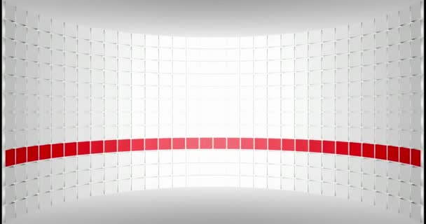 Video Screensaver Hintergrund Abstraktion Mosaikwand Laufschuppen Kann Für Text Newsfeeds — Stockvideo
