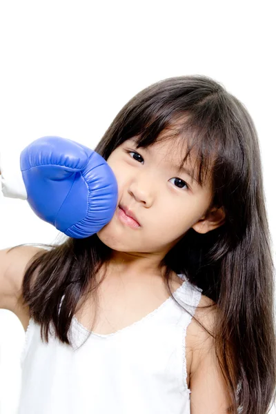 Kid boxing — Stock Photo, Image