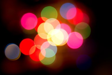 ışık renkli bokeh