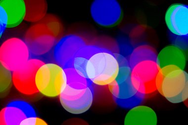 ışık renkli bokeh