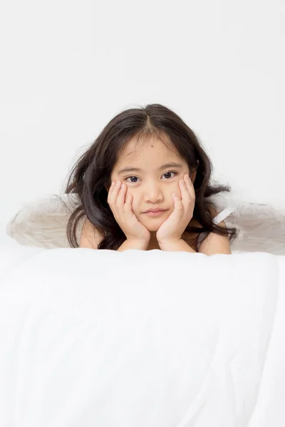 Sadness cupid angel — Stock Photo, Image