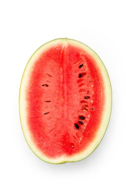 Kırmızı karpuz yarısı