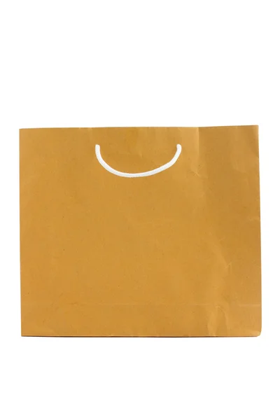 Brown shopping paper bag — Stock Photo, Image