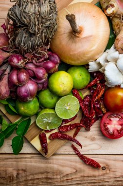 Tayland baharatlı yemekleri sebze