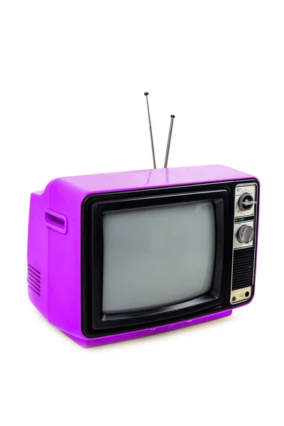 Estilo vintage televisão antiga — Fotografia de Stock