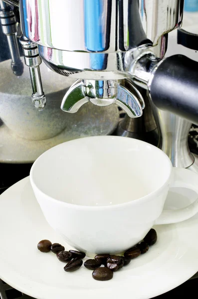 Proces přípravy kávy — Stock fotografie