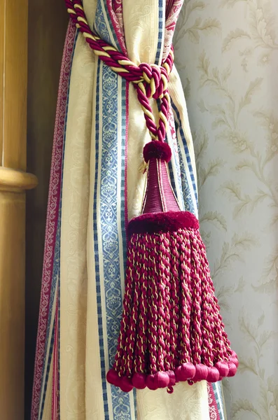 Rideau pompon pour la décoration intérieure — Photo