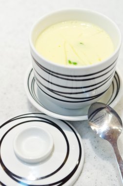 chawanmushi-Japon haşlanmış yumurta muhallebi