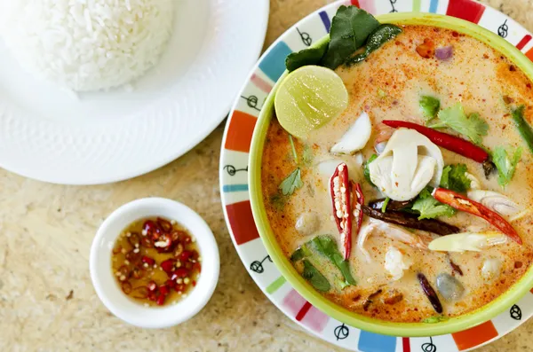 Tom Yam Kung (Cucina thailandese ) — Foto Stock