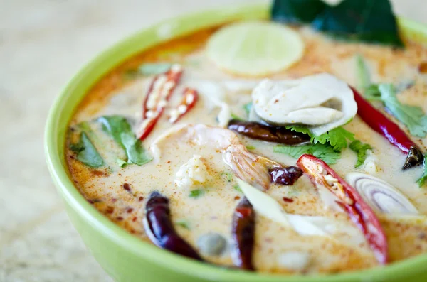 Tom Yam Kung (Cucina thailandese ) — Foto Stock