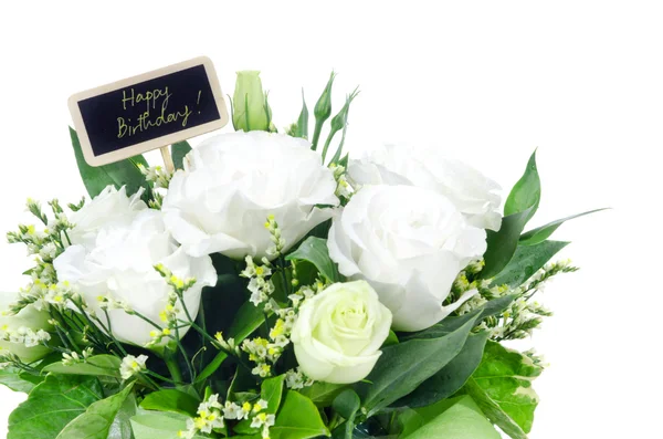 Bouquet of white roses — Stock Photo, Image