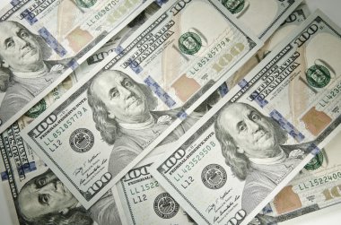 Arkaplan olarak 100 dolar..
