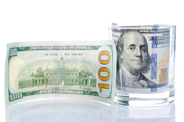 One hundred dollars as background. — Stock Photo, Image