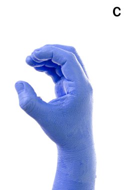 küçük parmak alfabesi Amerikan işaret dili (bir yazım denetimi