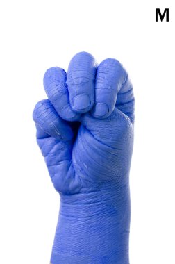 küçük parmak alfabesi Amerikan işaret dili (bir yazım denetimi