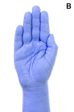 küçük parmak alfabesi Amerikan işaret dili (bir yazım denetimi