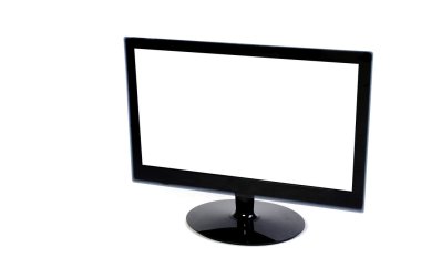 bilgisayar monitörü ile beyaz ekran yol açtı.