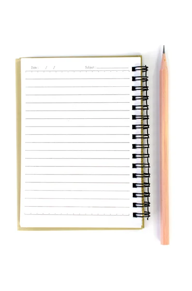 Notepad and pencil Stock Picture