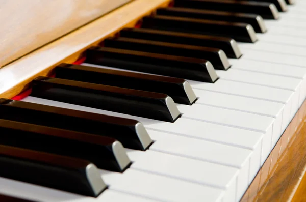Close-up of piano keys — Stock Photo, Image